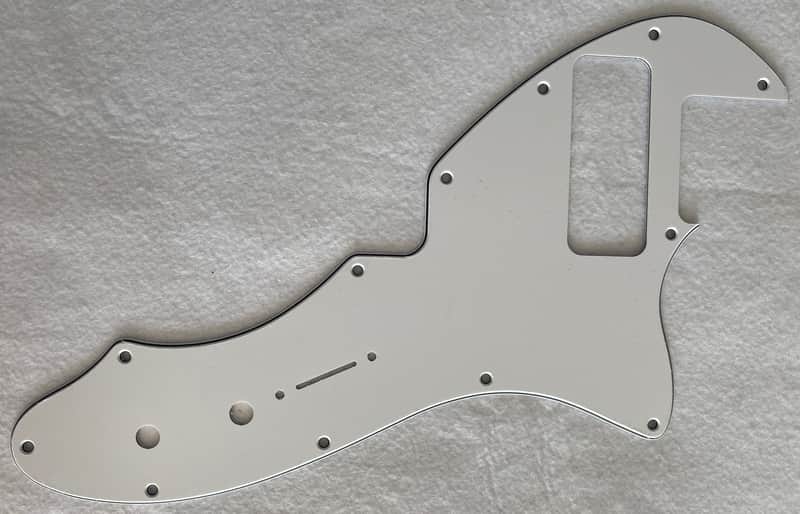 For Fender US Telecaster Thinline/Tele 69 P90 Guitar Pickguard,3 Ply White image 1