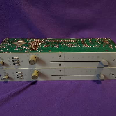 Ultra-rare! Pair vintage RFT RFZ KV Channelstrip East German V676! Fully discrete, transformer balanced, insane 80dB Gain for ribbons! MV810 successor! image 6