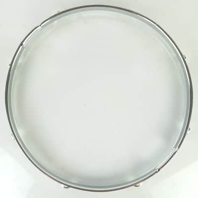 Ludwig 14"COB BRASS Triple-Flange Snare Drum Resonant Rim/Hoop 8Lug 50s *cracked image 8