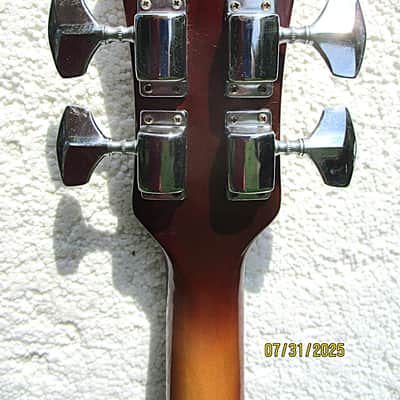 Greco VB-650 Beatle Bass Guitar, 1977, Japan, Set Neck, Gig Bag image 14