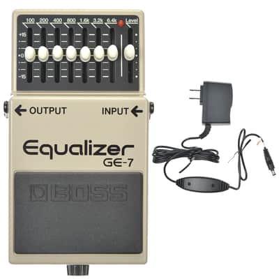 Boss GE-7 Equalizer Bundle w/ Boss PSA-120S2 Power Supply image 1