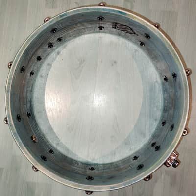 SSS Solid Shell Shop Custom Snare Drum - 2026 - Blue image 24