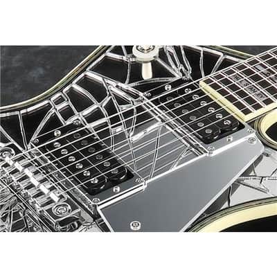Ibanez Paul Stanley Signature Series PS1CM Electric Guitar, Bound Ebony Fretboard, Chrome image 6
