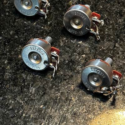 Vintage 1973 Fender Telecaster Deluxe Matching Pot Set image 1