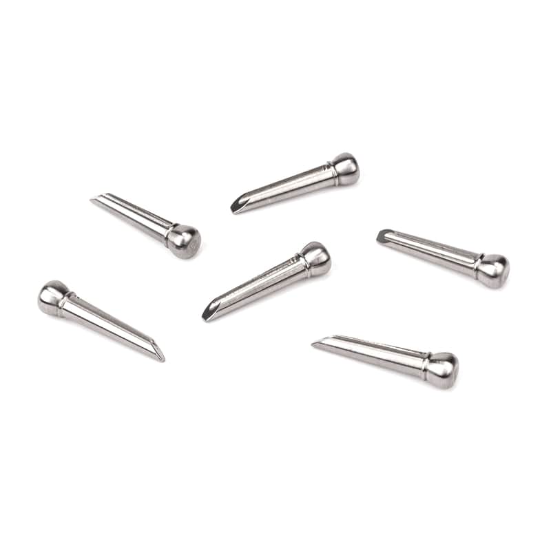D'Addario Acoustic Guitar Titanium Bridge Pins image 1