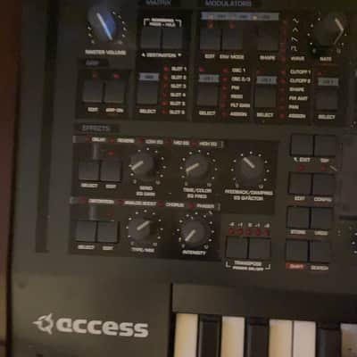 Access Virus TI 61-Key Digital Synthesizer 2005 - Black