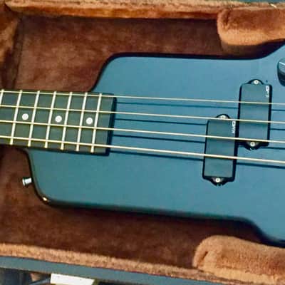 Modulus "Flight 4-SP" headless 4 string bass + custom HSC - extremely rare, 1983, black image 2