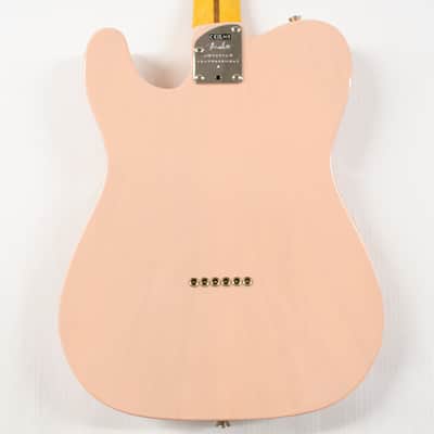 Fender American Professional II Telecaster Thinline Electric Guitar - Transparent Shell Pink with Maple Fingerboard image 9