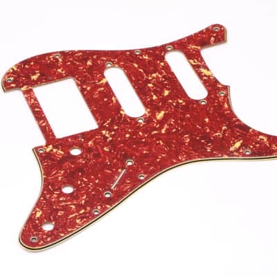 Aged ST62' HSS HB Cover Routing "Red Tortoise" fits Fender Strat®US/Vint.Mex Series image 1