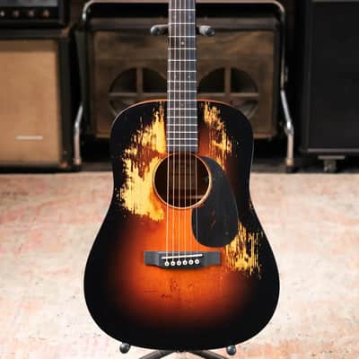 Martin D Jr-E StreetLegend Acoustic/Electric Guitar - Burst with Gig Bag image 3