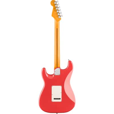 Fender American Ultra Luxe Vintage 60s Stratocaster HSS RW Fiesta Red - Electric Guitar image 2