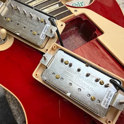 Gibson Les Paul Standard Pearly Gates - Heritage Cherry Red - Eric Clapton, George Harrison "Lucy" Vibe - Free Pro Setup image 19