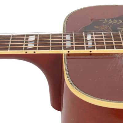 Gibson Custom 1960 Hummingbird Murphy Lab Heavy Aged - Washed Cherry Sunburst image 9