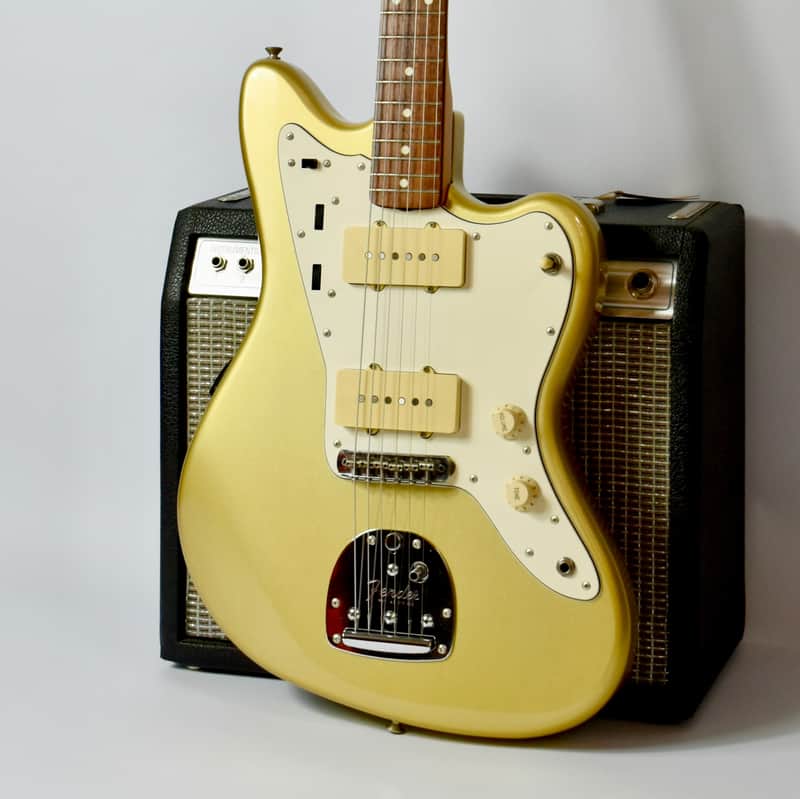 1994 Fender Japan Jazzmaster (JM66-RC) – Shoreline Gold, MIJ, Limited, Offset, FujiGen image 1