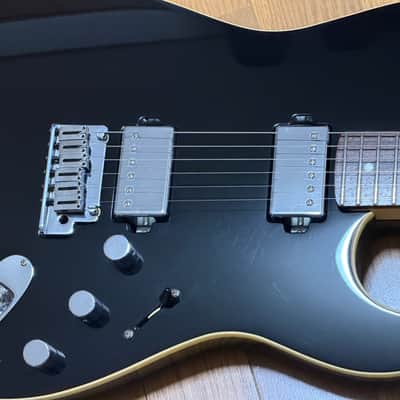 RARE! 2019 Fender MIJ Modern Stratocaster HH - BLACK Matching Headstock image 4