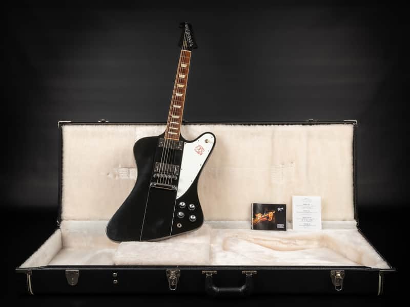 2012 Gibson Firebird V - Ebony | USA Neck-Thru Mini Humbucker Steinberger Gearless Banjo Tuner 3.3kg | CoA OHSC