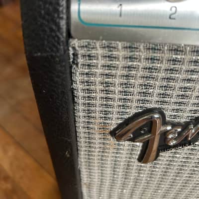 1979 Fender Musicmaster Bass Amp 12-Watt 1x12" Silverface image 8