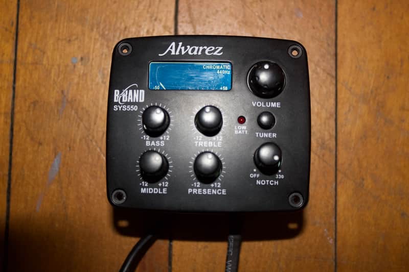 Alvarez SYS550 B-Band Dual Pickup System Black image 1