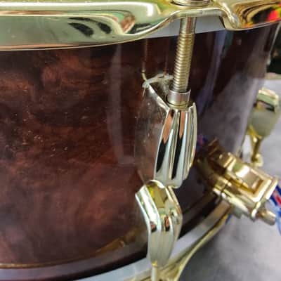 Used Stone Custom Drums 6.5x14" Mahogany image 16