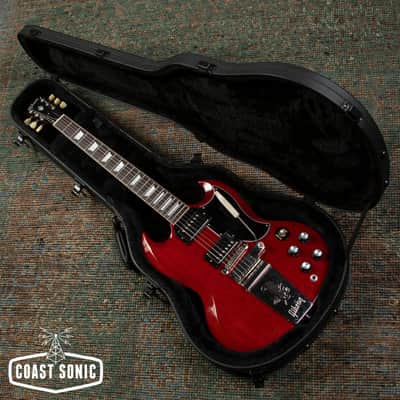 2023 Gibson SG Standard ‘61 Maestro Vibrola Heritage Cherry, original hardcase image 16