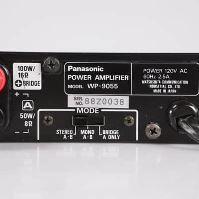 Panasonic Ramsa WP-9055 2 Channel Power Amplifier Amp 100w 1U