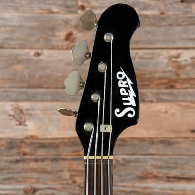 Supro Violin Bass Sunburst 1960s image 6