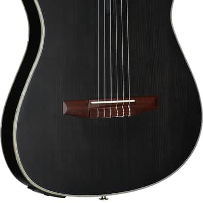 Ibanez TOD10N Tim Henson Signature Left-handed Nylon Acoustic-electric Guitar - Black image 2