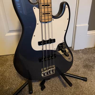 Fender Jazz Bass American Standard Body with Geddy Lee CIJ Neck - Charcoal Frost image 1