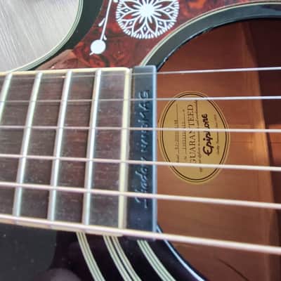 Epiphone EJ-200SCE Black - "King of Flat-tops" (Player's Grade) image 11