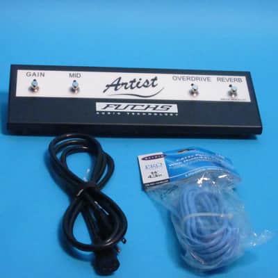 Fuchs Overdrive Supreme HRM 100 Watt with Artist Series Footpedal  Black image 4