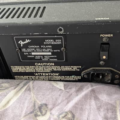 Fender Rhodes Chroma Polaris Analog Synthesizer MIJ 80s Vintage LOOK image 10