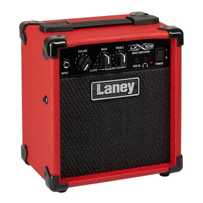Laney LX15B-RED Bass Guitar Practice Amplifier, Red image 2