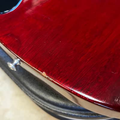1976 Gibson SG Standard Cherry red with case image 7