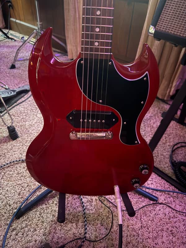 Gibson SG Junior 2018 Cherry “Banner Logo”