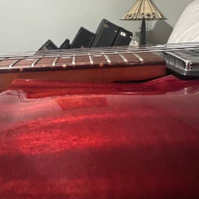 Julio Giuletti A2 Archtop 1960’s - Translucent red wood grain image 14