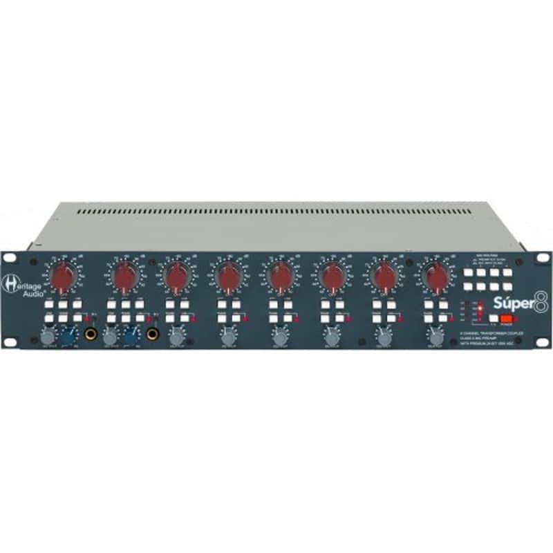Heritage Audio Súper 8 8-Channel Rackmount Microphone Preamp 2022 - Present - Blue image 1