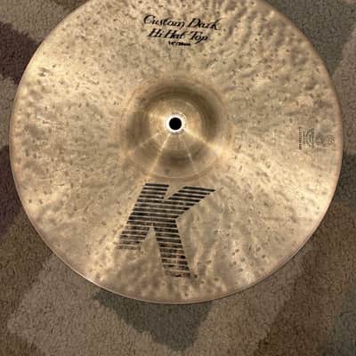 Zildjian 14" K Custom Dark Hi-Hat Cymbals (Pair) 1995 - Present - Traditional image 2
