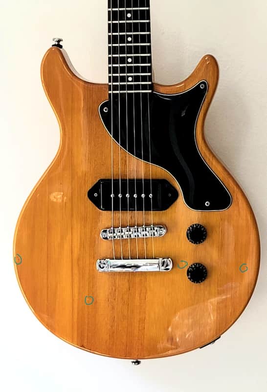 Hamer XT Series DC Double Cut Single P90 Natural | Reverb