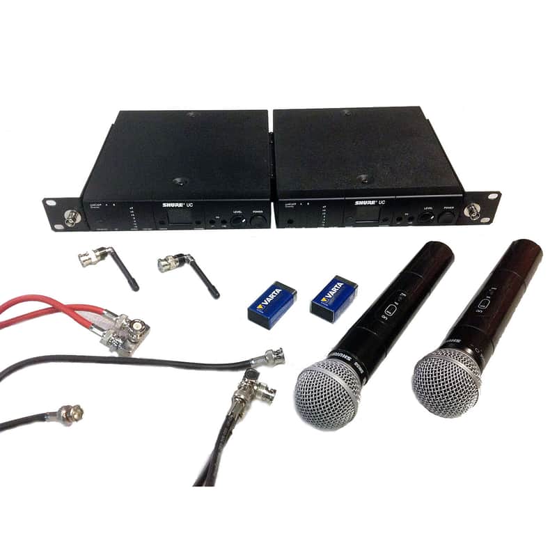 Shure UC4-MB Inalámbrico SM58 UC2-MB - 2 unidades con Flight case Facet image 1