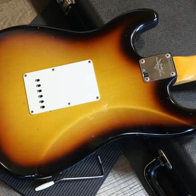 2020 Fender Custom Shop '64 Stratocaster Electric Guitar Relic Sunburst + COA OHSC image 13