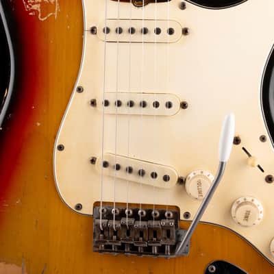 Vintage 1970 Fender Stratocaster 3-Tone Sunburst With Soft Case image 4