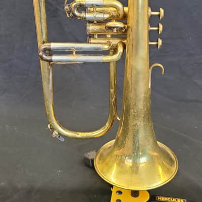 Couesnon Triebert Moderne Flugelhorn 1950s-1960s - Lacquered Brass Bild 1