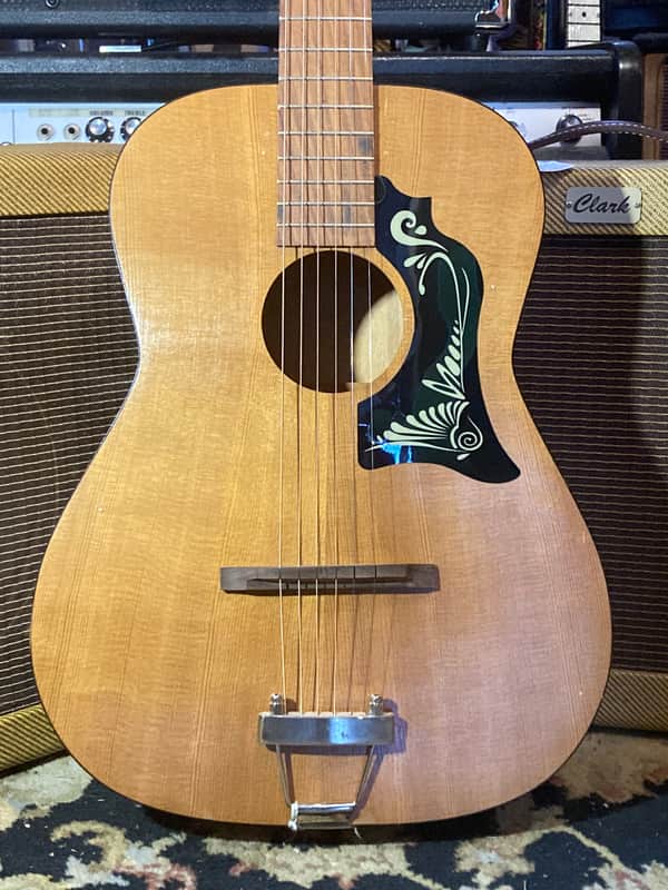 Harmony ? Vintage Acoustic USA 1970s? 60s? - Stripped Natural image 1