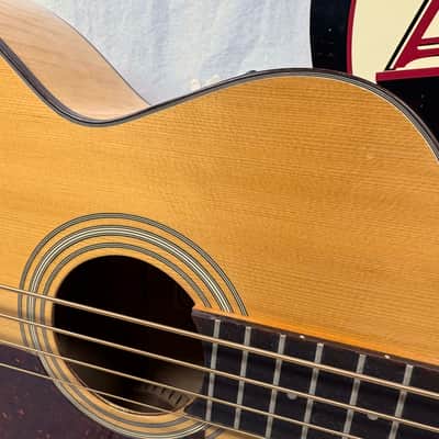 Sigma Guitars STB-ME Acoustic-Electric Bass with Case - MIK Made In Korea 1992 - Natural image 3