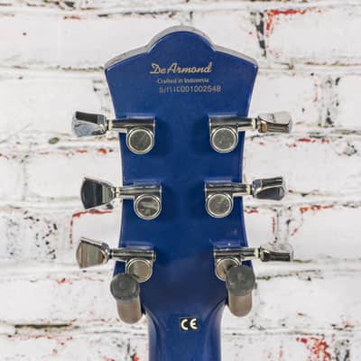 De-Armond - 2000 S-65 Electric Guitar - Blue - x2548 - USED image 8