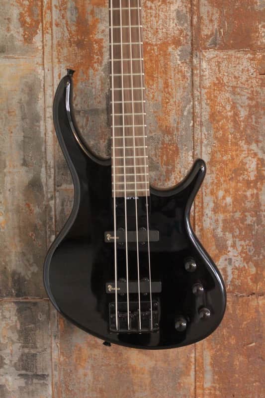 Tobias Toby LTD Standard 4 String Electric Bass Guitar, Jet Black Finish image 1