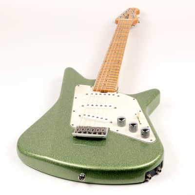 Ernie Ball Music Man Albert Lee SSS w/ Piezo Hardtail 2002 Gremlin Green Sparkle | Vault Exclusive image 5