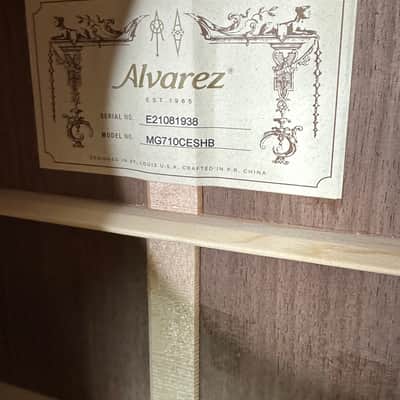 Alvarez MG710CESHB Masterworks Grand Auditorium 2021 - Shadow Burst image 9