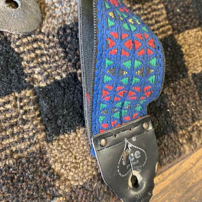 Ace Vintage! Kaleidoscope Blue Keith Richards strap 60’s image 4