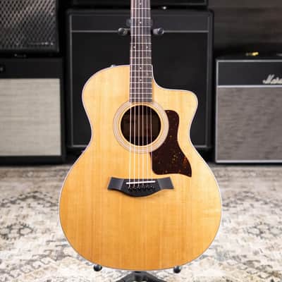 Taylor 214ce Grand Auditorium Acoustic/Electric Guitar with Gig Bag image 4